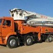 Услуги автобетононасоса 36м фото