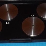 Образцы шероховатости ОШС-ТТ-Ч (точение торцевое) Ra20 - Ra1,6 чугунные фото