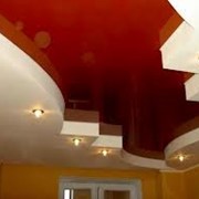 Потолки натяжные двухуровневые фото
