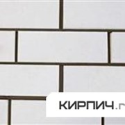 Силикатный облицовочный кирпич полнотелый полуторный белый гладкий КЗСК фото