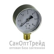 Манометр 1/4“ вертикальный (радиальный) 10 бар TiM фото