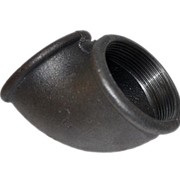 Угольник чугунный переходной 25x15 ГОСТ 8947-75, оцинкованный фото