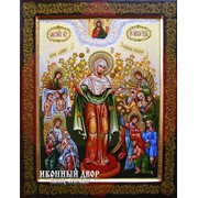 Всех Скорбящих Радость - Писаная Икона Божией Матери Код товара: ОГр-34 фото