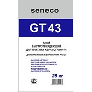 Клей быстротвердеющий для плитки и керамогранита Seneco GT43. фото