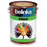 Декоративная краска-лазур Belinka Lasur 5 л. №18 Красная Артикул 50468 фото