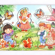 Рамка-вкладка Дети на природе фото