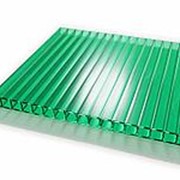 Сотовый поликарбонат 8 мм зеленый Novattro 2,1x12 м (25,2 кв,м), лист фото