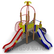 Детский игровой комплекс для улицы ИК-15 Размеры 5410х5010х4060мм фото