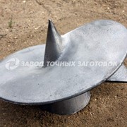 Литые наконечники для винтовых свай НЛ-350/133 фото