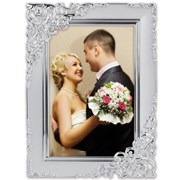 Фоторамка Hofmann 20*25 металл 1014 Silver Plated фото