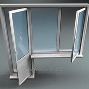 Окна из профиля Kurtoglu (Турция) без термомоста фото