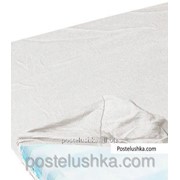 Простынь на резинке Zastelli джерси 100*200+25см Белый фото