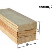 Брус клееный оконный (сосна, 3-B) фото