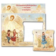 Магнитная фоторамка на холодильник С Днем Ангела! Артикул: 006003мфр195001 фото