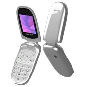 СОТ.ТЕЛ. MAXVI E1 SILVER 2SIM РАСКЛАДНОЙ фото