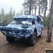 Тюнинг БРДМ-2 с поперечно складывающимся манипулятором фото