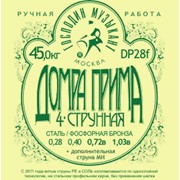 Комплект струн для Домры Прима 4-х струнной DP28F фото