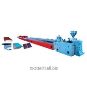 Линия экструзионная двушнековая для профилей ПВХ с экструдером SY120 для маленьких профилей фото
