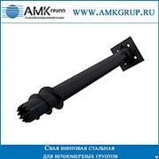 Свая винтовая стальная для вечномерзлых грунтов с литым наконечником 219мм фото
