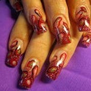 Наращивание акрилом фото