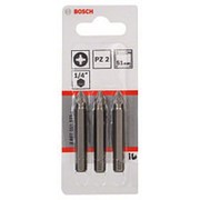 Набор Bosch из 3 бит 51 мм PZ2 Extra Hart (2.607.001.571) фото