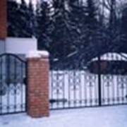 Ворота распашные фото