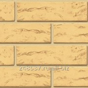Кирпич облицовочный солома флэшинг одинарный руСтик М-150 РАУФ фото