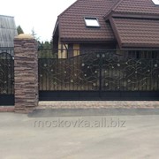 Ворота откатные 16 фото