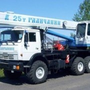 Аренда автокрана Галичанин - 25 тонн (Вездеход) фото