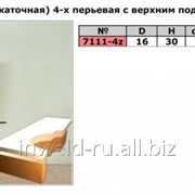 Код товара: 7111-4Z. (D16 H30) 4х-перьевая Фреза кромочная прямая (обкаточная) с верхним подшипником H30 фото