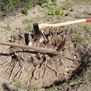 Выкорчёвывание пней фото