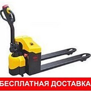 Тележки гидравлические с электропередвижением г/п 1,5т, Н подъема 200мм. фото