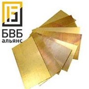 Лист латунный 14 х 600 х 1400 Л63 фото