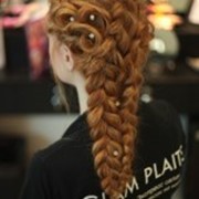 Плетение греческих кос фото