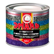 Эмаль с молотковым эффектом серебристо-голубая 0,5л. фото
