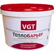 Краска ВГТ теплоизоляционная ТеплоБарьер для наружных и внутренних работ, 9л фото