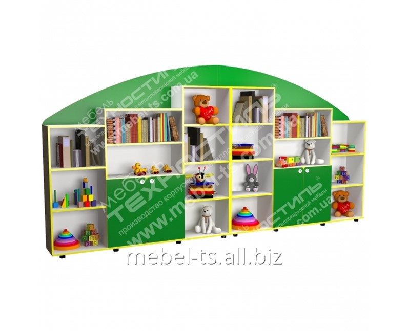 Игровая стенка гараж в харькове (мебель для детских садов, я.