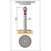 Столбики передвижные фото