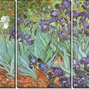 Модульная картина Ирисы, Винсент ван Гог фото