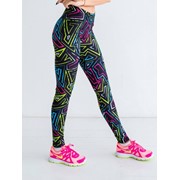 Лосины Iron mafia “Black zigzag“, XS фото