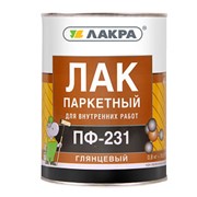 Лак ПФ-231 паркетный 0,8 кг Лакра фото