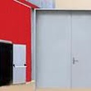 Ворота противопожарные распашные фото