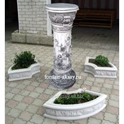 Колонна с розами фото