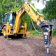 Аренда экскаватора с гидромолотом в Москве и области фото