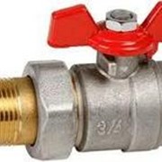 Кран шаровый латунный (STI) Ру 10 для воды Ду 100 мм фото