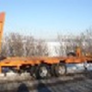 Прицеп низкорамный 836902 для перевозки строительной техники фото