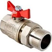 Кран шаровый VT BASE 1/2“, с фильтром БАБОЧКА фото