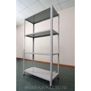 Металлические архивные полочные стеллажи 2200х1000х300х4 фото