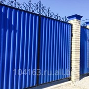 Ворота уличные распашные фото
