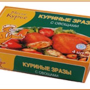 Куриные зразы с овощами, замороженные фото
